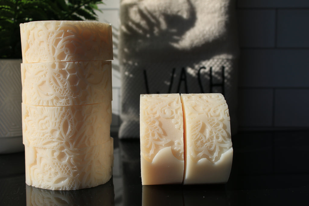 white unscented soap