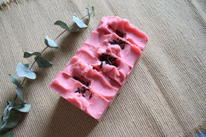 Hibiscus bar soap
